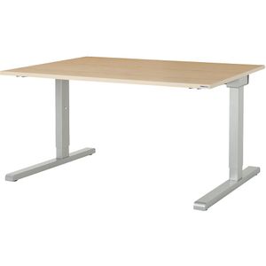 Rechthoekige tafel, C-voet, b x d = 1600 x 900 mm mauser