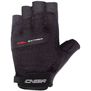 Chiba Extreme gelhandschoenen voor volwassenen, zwart, maat L