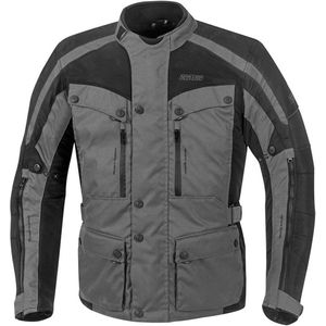 gms - Temper - Textiele Motorjas - Grijs Zwart - 4-Seizoenen