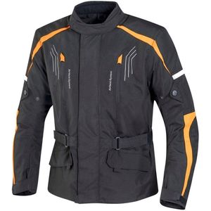 gms - Dayton - Textiele Motorjas - Zwart Oranje