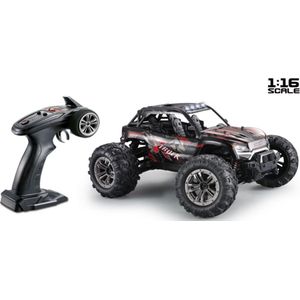 Absima X Truck Zwart, Rood Brushed 1:16 RC auto Elektro Buggy 4WD RTR 2,4 GHz Incl. accu en laadkabel