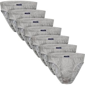 BRUBAKER - Herenslip - Grijs - Katoen - 7-Pack