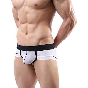 Black Nitro - Brief Softmesh ML0B02 - wit, maat: M, 1 stuk