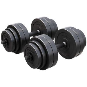 Gyronetics Dumbellset - Halterset - Kunststof - 30 kg - 25 mm