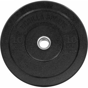 Gorilla Sports Bumper Plate - Halterschijf - 10 kg - Rubber - 50 mm