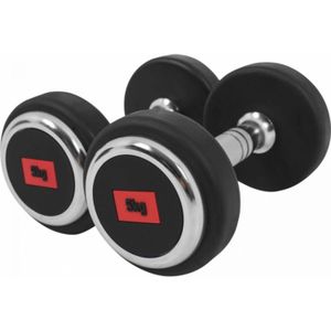 Gorilla Sports Dumbellset - Halterset - 2 X 5 Kg - Gietijzer (rubber Coating)