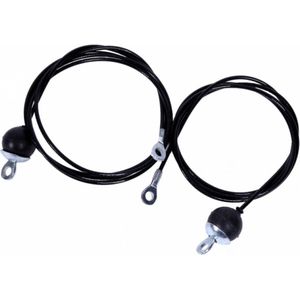 Gorilla Sports Kabelset voor Lat Pulley Station - Set van 2