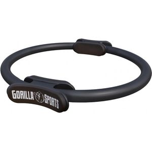 Gorilla Sports Pilates Ring - Zwart - Yoga ring - Fitness Ring - Pilates Circle - 36 cm