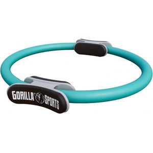 Gorilla Sports Pilates Ring - Turquoise - Yoga ring - Fitness Ring - Pilates Circle - 36 cm