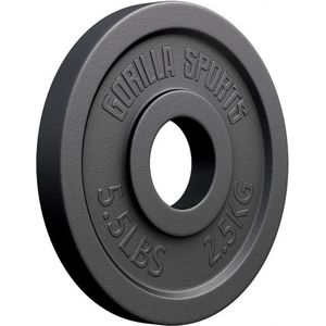 Gorilla Sports Voordeelbundel Olympische Halterschijven 4 X 2,5 4 X 5 4 X 5 Kg Kunststof 50 Mm Gorilla Sports 2958