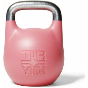 TRYM Competitie Kettlebell 8 kg - Roze - Staal