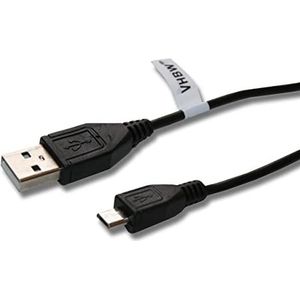 vhbw USB-datakabel geschikt voor Sony PRS-T1, PRS-T2, Walkman NEW-B172, NWZ-B172, NWZ-B173, NWZ-B173F etc.