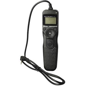 vhbw Wired Remote Control Shutter Release compatible with Pentax K-m, K10D, K20D, K-7, K-3, K100D, K110D, K200D Digital Cameras, Timer Function