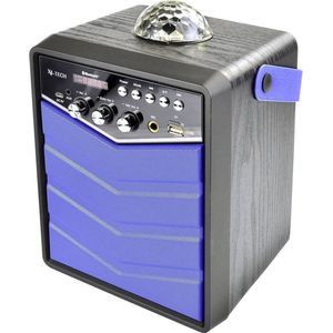 X4-TECH - BOBBY JOEY ROCKSTAR - Bluetooth Luidspreker - Zwart - Blauw - Oplaadbare Batterij