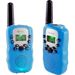 X4 Tech 701953 PMR-radio set van 2 (3 km), Walkietalkie, Blauw