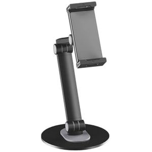 conecto Support de tablette rotatif à 360 °, pour tablettes de 4,7"" à 12,9"", charge maximale de 1 kg, rembourrage en silicone, noir