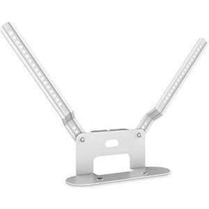 conecto, Luidsprekerhouder voor directe montage op tv voor Sonos Beam Soundbar, materiaal: staal en aluminium, wit