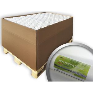 Renovatievlies overschilderbaar 150 g Profhome 399-150 reparatie vliesbehang voor wand en plafond wit | 80 rollen 1500 m2