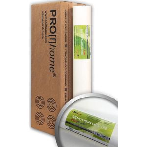 Renovatievlies overschilderbaar 150 g Profhome 399-150 reparatie vliesbehang voor wand en plafond wit 4 rollen 75 m2