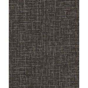 Textiel look behang Profhome DE120116-DI vliesbehang hardvinyl warmdruk in reliëf gestempeld tun sur ton mat antraciet grijs 5,33 m2