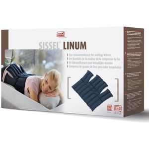 Sissel Warmtekussen lijnzaad Linum 38x36 cm blauw SIS-150.051