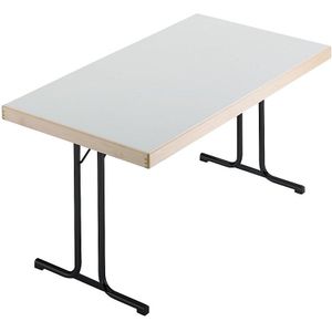 Inklapbare tafel, dubbel T-voetframe