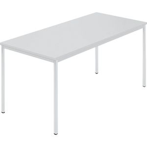 Rechthoekige tafel, vierkante buis met coating, b x d = 1500 x 800 mm