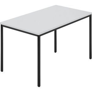 Rechthoekige tafel, vierkante buis met coating, b x d = 1200 x 800 mm