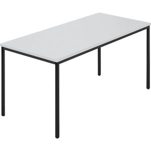 Rechthoekige tafel, vierkante buis met coating, b x d = 1500 x 800 mm