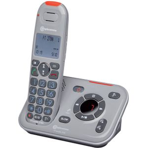 Amplicomms Powertel 2780Grijs -  DECT draadloze telefoon -