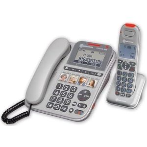 Amplicomms PowerTel 2880 - Combo Grote Toetsen Telefoon vaste lijn met antwoordapparaat - licht signaal bij oproep