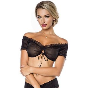 Dirndline Dirndl-Bluse blouse, korte lengte, XL dames, Korte lengte
