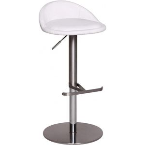 WOHNLING Barhocker WL1.282 weiß Kunstleder