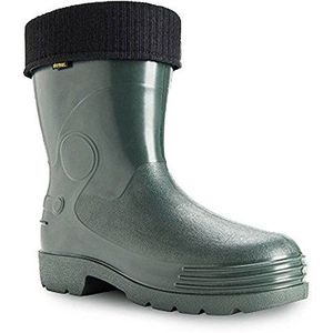 DEMAR. Lichte EVA-rubberlaarzen, gevoerd, thermolaarzen Farmer, groen, 40 EU