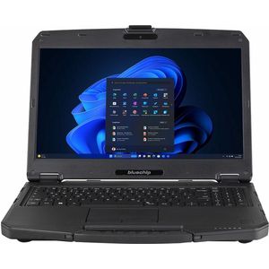 Bluechip TRAVELline B15W59 *Buiten* (15.60", 500 GB, 16 GB, DE, Intel Core i5-1235U), Notebook, Zwart