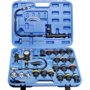 Koelsysteemtester / Druktester - 28-delige set - Incl. Koffer
