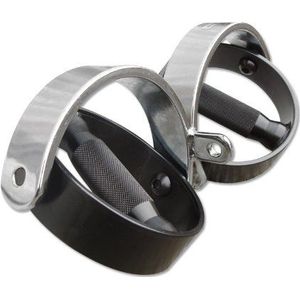 Body-Solid Unisex - handvat 10 voor volwassenen 360 graden - zilver/zwart - één maat