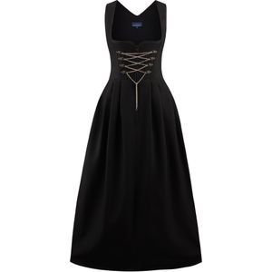 Gastrotex - Dirndl Amber - Carnavalsjurk - Zwart - Onderhoudsvriendelijke Stof