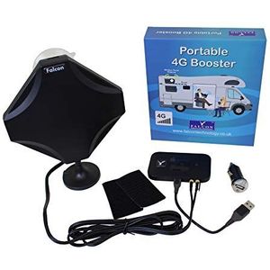 Falcon LTE 4G WLAN-antenne, Access Point DIY kit, 4G, plug and play, LTE/GSM/3G/2G, camper, caravan, vrachtwagen, camper van, Telekom LTE, Vodafone, Telefonica en O2