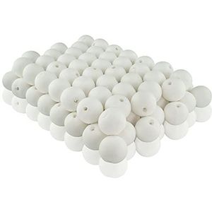 Cotton Balls A0010302 cellulose katoenen ballen, 30 mm, wit, 3 cm, 100 stuks