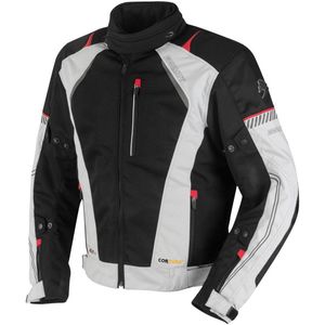 Germot - X-Air Evo Pro - Jacke - Grijs/Zwart - Mesh-Blouson voor Dames