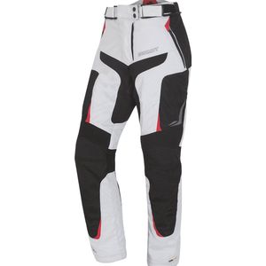 Germot X-Air Evo Pro, textielbroek waterdicht, lichtgrijs/zwart/rood, Short XL