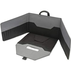 4smarts Laptoptas 'Mobile Office' met privémodus en veel gevoerde opbergvakken, geschikt voor notebooks met een grootte van 38,1-40,64 cm (15-16 inch) grijs