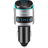 4smarts - Bluetooth FM Muziek Transmitter - Zwart - USB/USB-C Auto Snellader