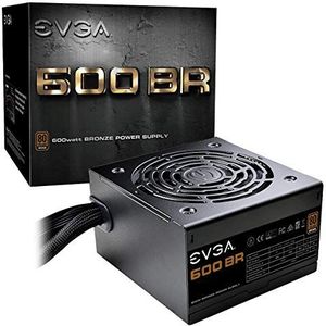 EVGA 600BR 600 Watt home charger 80+ Bronze aktive PFC 120 mm