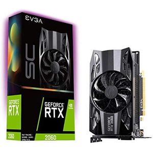 EVGA GeForce RTX 2060 SC, OVERCLOCKED, 2.75 Extreme Cool, 70C Gaming, 06G-P4-2062-KR, 6GB GDDR6