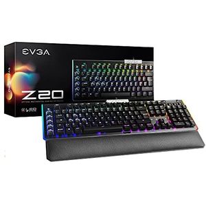 EVGA Z20 RGB Optical Mechanical Gaming Keyboard, RGB Backlit LED, Opcal Mechanische Schakelaars (Linear) 811-W1-20DE-K2 Zwart