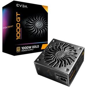 EVGA 1000W SuperNOVA 1000 GT volledig modulair (80+Gold) (1000 W), PC-voedingseenheid, Zwart