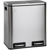 Inbouwprullenbak - Hoogwaardig - RVS - Dubbel