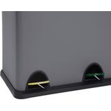 Pedaalemmer - Rood - Staal - 30 Liter